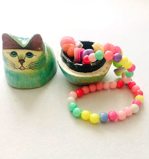 "Bubbles" Kitty Trinket Box