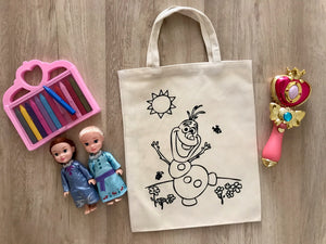 D.I.Y Colouring Frozen : Olaf Tote Bag