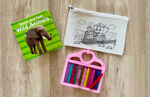 DIY Colouring Little Elephant Pouch