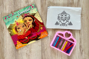 DIY Colouring Lord Ganesha Pouch