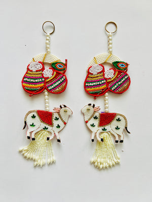 "Nandini" : Festive Shubh Labh Door Hangings