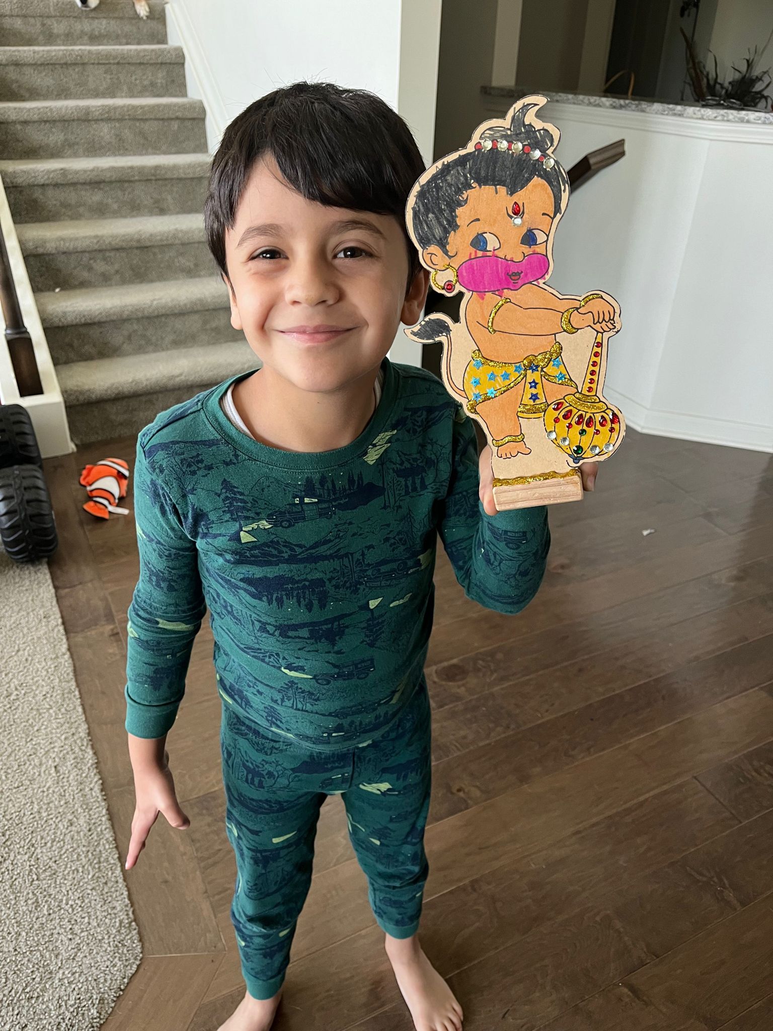 DIY Colouring Wooden Bal Hanuman Activity Box – Little Canvas