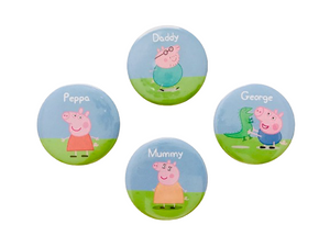 Peppa Pig Family Pin Badges