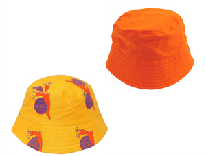 Yellow Snail Bucket Hat