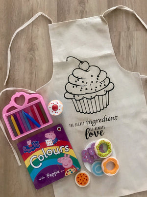 D.I.Y Colouring 'The secret ingredient is always LOVE' Apron