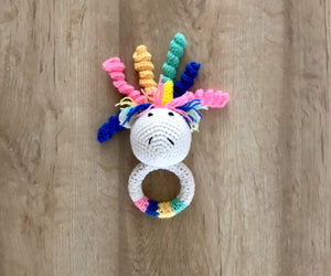 Magical Unicorn Crochet Teether