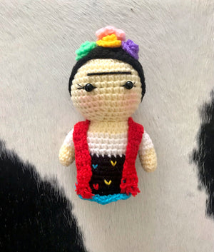 Little Frida , Big Dreams Crochet Doll