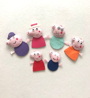 Peppa Pig Family Finger Puppets