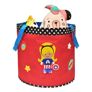 Captain America Supergirl Storage Basket