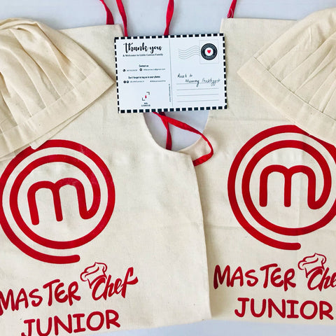 Little Master Chef Chef Apron Hat – Little Canvas