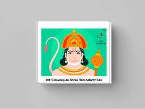 DIY Colouring Jai Shree Ram Activity Box