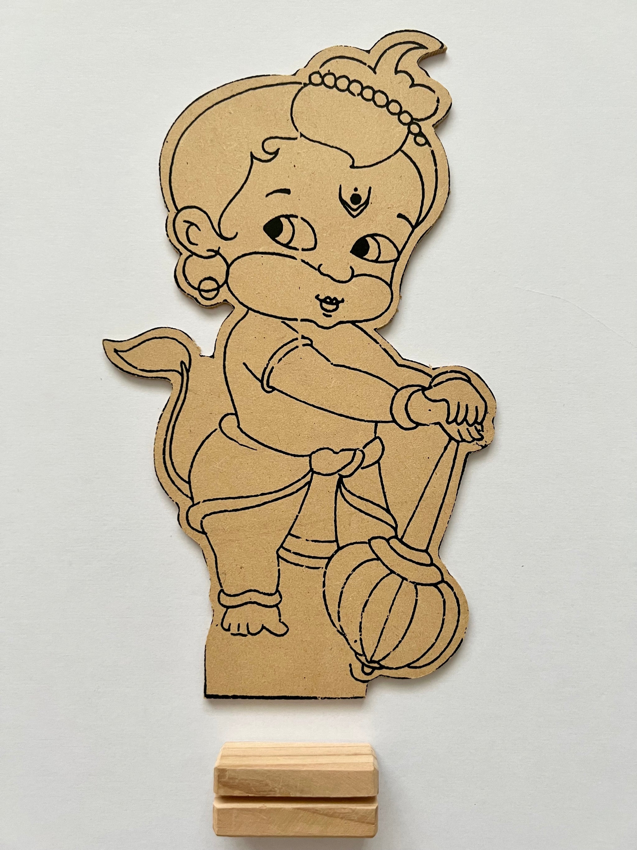 DIY Colouring Wooden Bal Hanuman Activity Box – Little Canvas