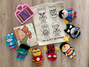 D.I.Y Colouring 'I will be my own Superhero' Back Pack
