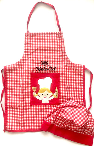 Little Master Chef Apron & Hat