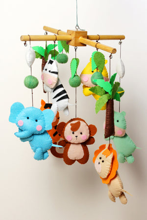 Jungle Safari Cot Mobile