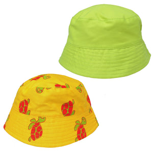 Yellow Turtle Bucket Hat