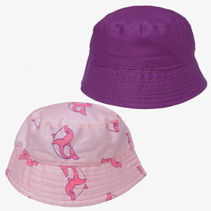 Pink Dolphin Bucket Hat