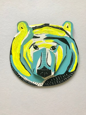 Papa Bear  - Art on Wood