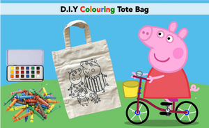 Peppa pig top tote bag